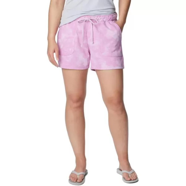 Columbia Womens Slack Water French Terry ShortMinuet Tropiscus