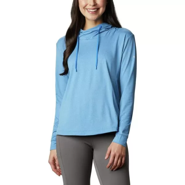 Columbia Womens Slack Water Knit HoodieAzure Blue Heather