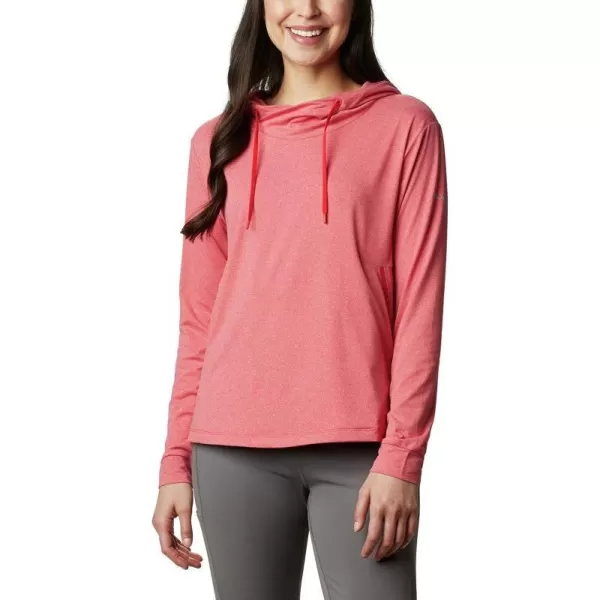 Columbia Womens Slack Water Knit HoodieRed Lily Heather