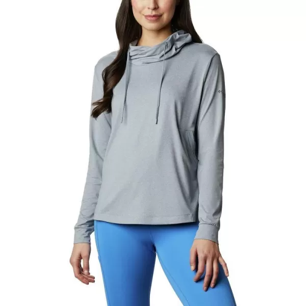 Columbia Womens Slack Water Knit HoodieTradewinds Grey Heather