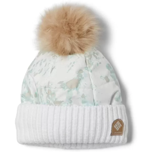 Columbia Womens Snow Diva BeanieWhite Flurries White