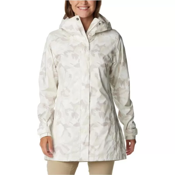 Columbia Womens Splash a Little Ii JacketDark Stone Peonies Print