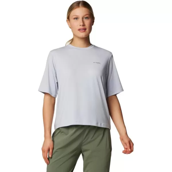 Columbia Womens Standard PFG Uncharted Tech Tee Short SleeveCirrus GreyW Best Cast