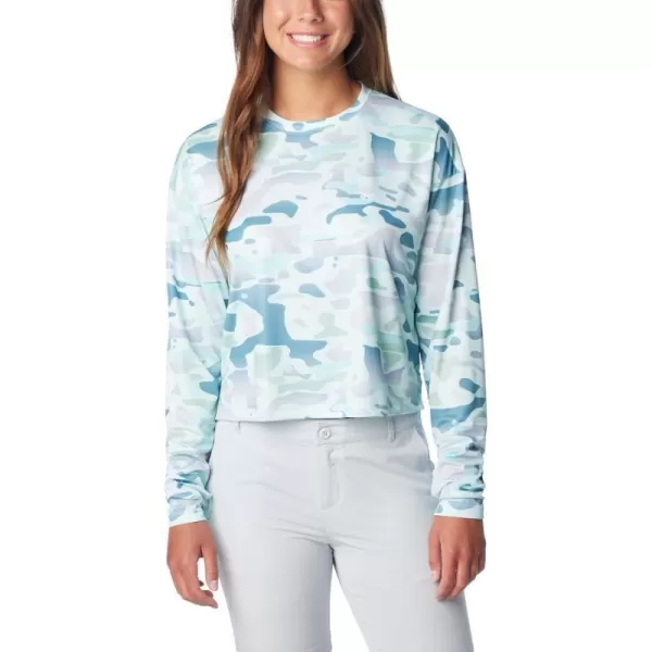 Columbia Womens Standard Super Tidal Light Long SleeveIcy Morn Watershed