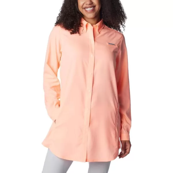 Columbia Womens Standard Tamiami Long Sleeve TunicTiki Pink