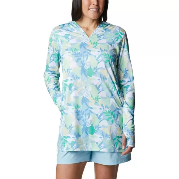 Columbia Womens Summerdry Coverup Printed TunicKey WestFloriated