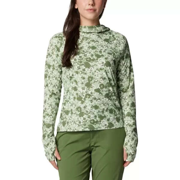 Columbia Womens Summit Valley HoodieSage Leaf Popflorid