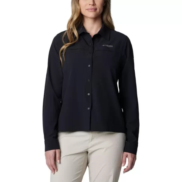 Columbia Womens Summit Valley Woven Long Sleeve ShirtBlack