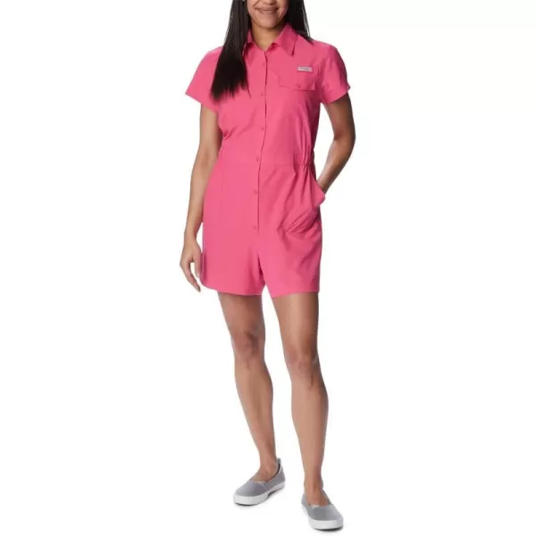 Columbia Womens Sun Drifter Woven RomperUltra Pink