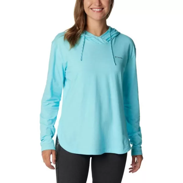 Columbia Womens Sun Trek Hooded PulloverAquamarine Heather