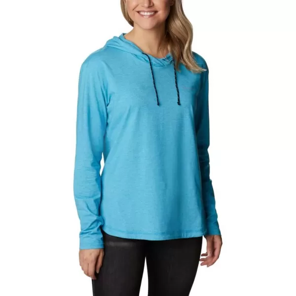 Columbia Womens Sun Trek Hooded PulloverBlue Chill Heather