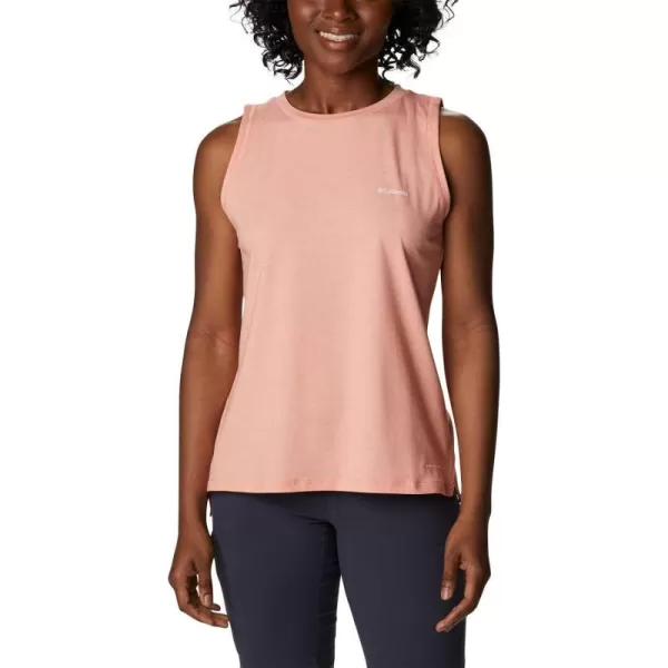 Columbia Womens Sun Trek TankCoral Reef Heather