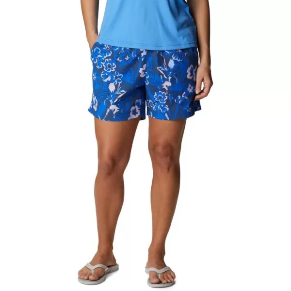 Columbia Womens Super Backcast Water ShortBlue MacawFlourish Print