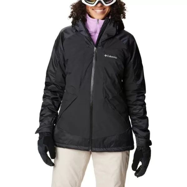 Columbia Womens Sweet Shredder II Insulated JacketBlack Black Sheen