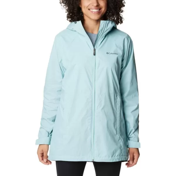 Columbia Womens Switchback Lined Long JacketAqua Haze