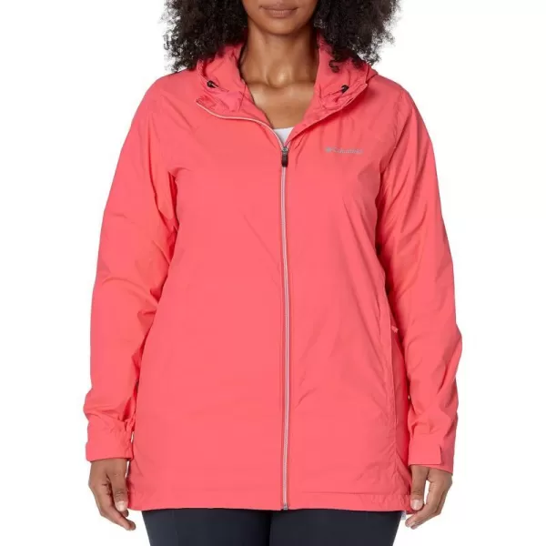 Columbia Womens Switchback Lined Long JacketBlush Pink