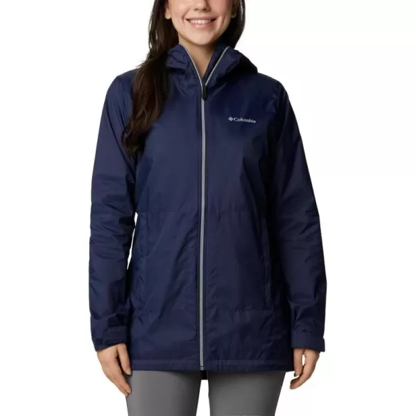 Columbia Womens Switchback Lined Long JacketDark Nocturnal