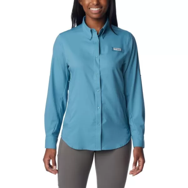 Columbia Womens Tamiami Ii Long Sleeve ShirtCanyon Blue