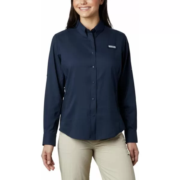 Columbia Womens Tamiami Ii Long Sleeve ShirtCollegiate Navy