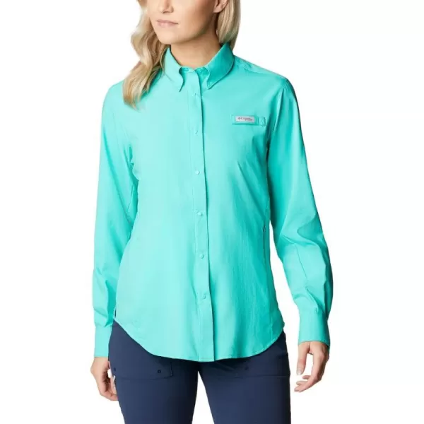 Columbia Womens Tamiami Ii Long Sleeve ShirtElectric Turquoise