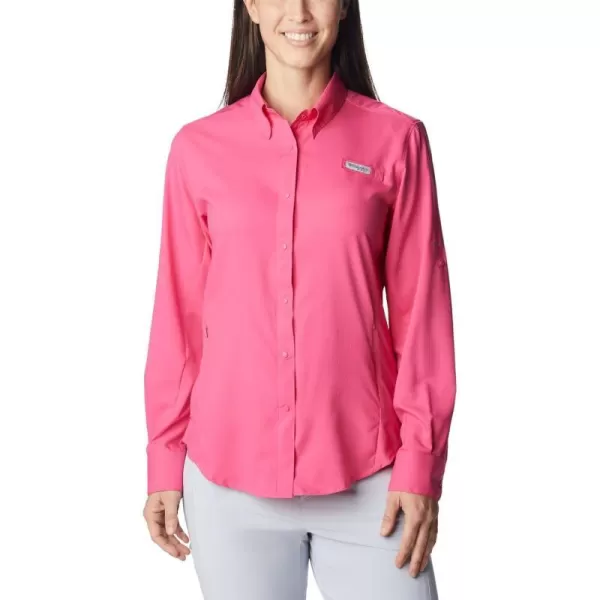 Columbia Womens Tamiami Ii Long Sleeve ShirtUltra Pink