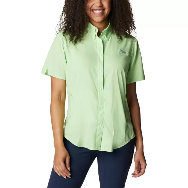 Columbia Womens Tamiami Ii Short Sleeve ShirtLime Glow