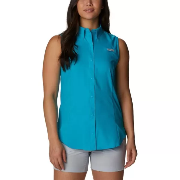 Columbia Womens Tamiami Sleeveless ShirtOcean Teal