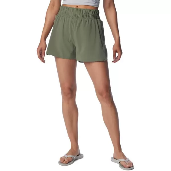 Columbia Womens Tidal Light Lined ShortCypressPeach Fizz