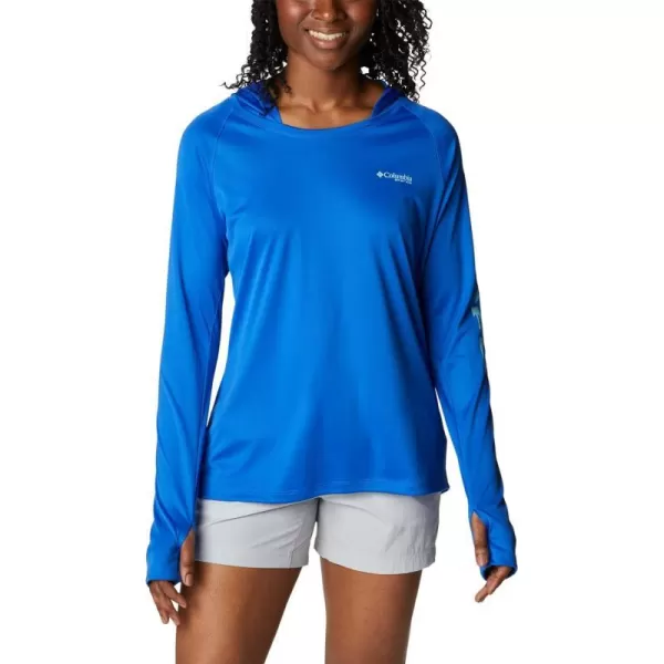 Columbia Womens Tidal Tee HoodieBlue MacawGulf Stream Logo