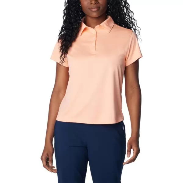 Columbia Womens Tidal Tee Short Sleeve PoloTiki Pink