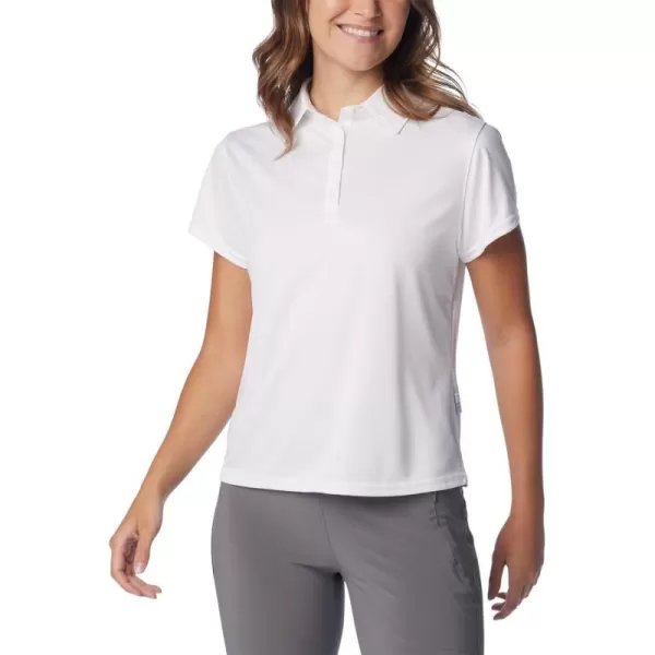 Columbia Womens Tidal Tee Short Sleeve PoloWhite