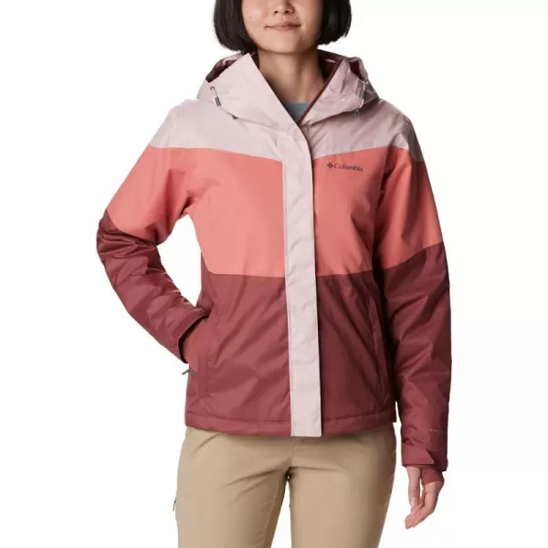 Columbia Womens Tipton Peak Ii Insulated JacketDusty Pink Faded Peach Beetroot