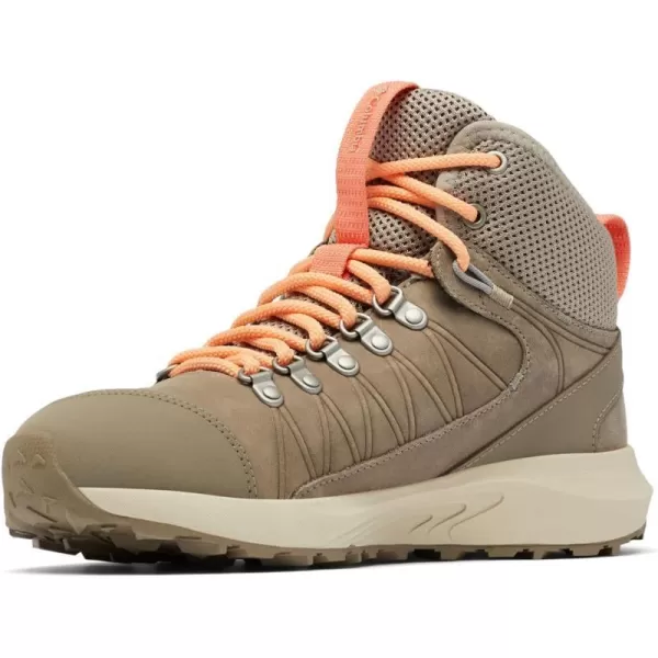 Columbia Womens Trailstorm Crest Mid Waterproof Hiking ShoeKettlePeach