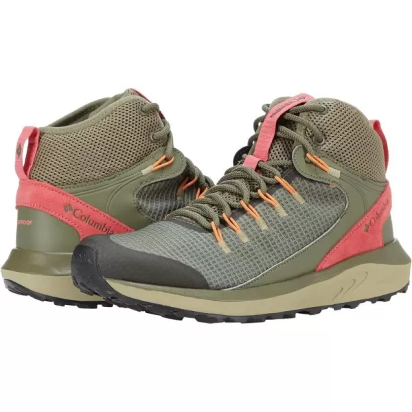 Columbia Womens Trailstorm Mid Waterproof Hiking ShoeGreen