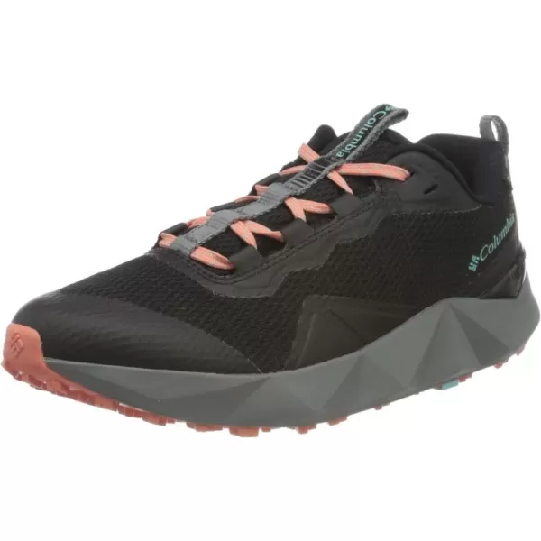 Columbia Womens Trailstorm Peak Mid Hiking ShoeBlack Gulf Stream