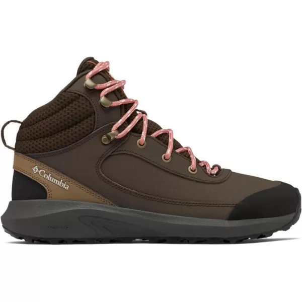 Columbia Womens Trailstorm Peak Mid Hiking ShoeCordovan Light Sand