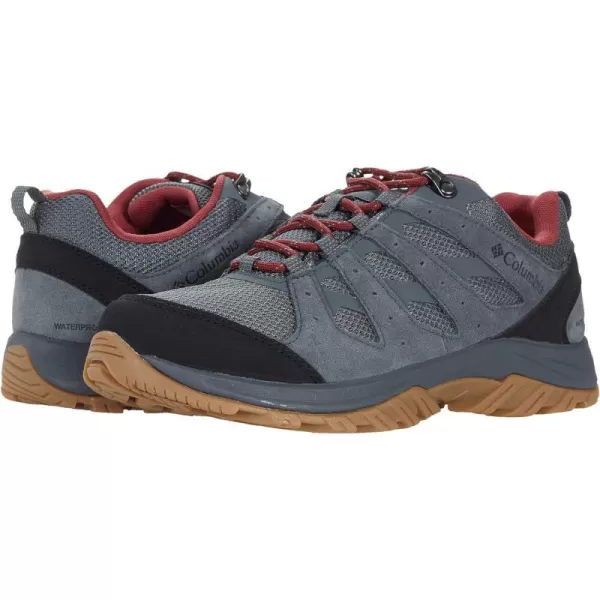 Columbia Womens Trailstorm Peak Mid Hiking ShoeTi Grey SteelMarsala Red