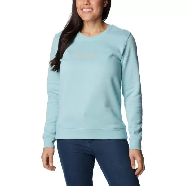 Columbia Womens Trek Graphic CrewGreen