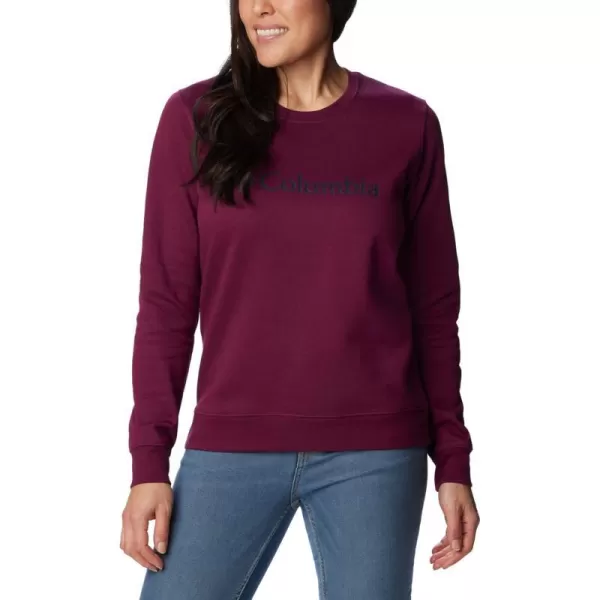 Columbia Womens Trek Graphic CrewRed