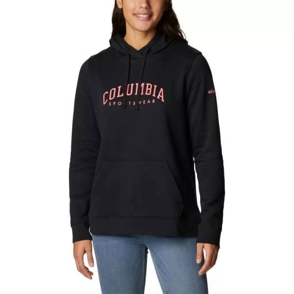 Columbia Womens Trek Graphic HoodieBlackCsc Collegiate