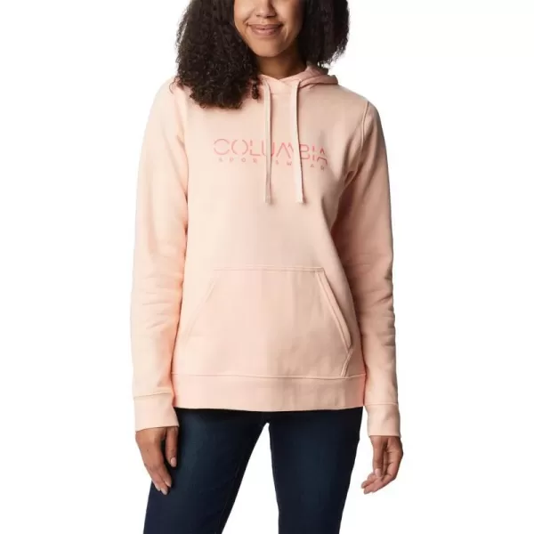 Columbia Womens Trek Graphic HoodiePeach BlossomColumbia Stencil