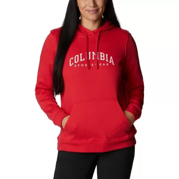 Columbia Womens Trek Graphic HoodieRed LilyCsc Collegiate