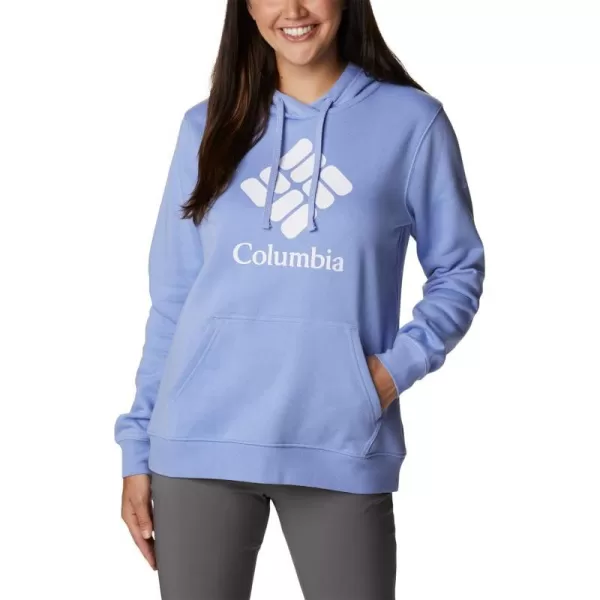 Columbia Womens Trek Graphic HoodieSerenityStacked Gem