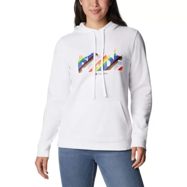 Columbia Womens Trek Graphic HoodieWhiteOutdoorsy Pride