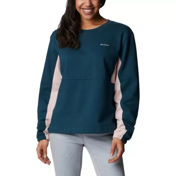 Columbia Womens Trek II Colorblock CrewNight Wave Dusty Pink