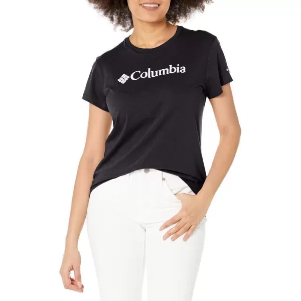 Columbia Womens Trek Short Sleeve Graphic TeeBlackCsc Branded Graphic