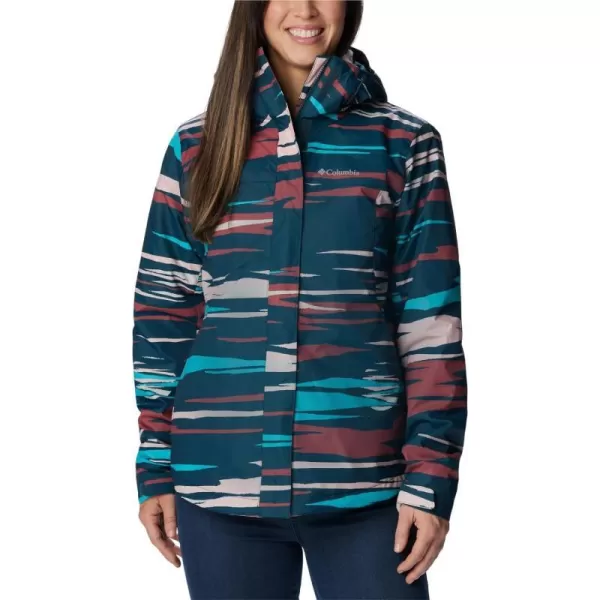 Columbia Womens Tunnel Falls Ii Interchange JacketNight Wave Skyscape Print