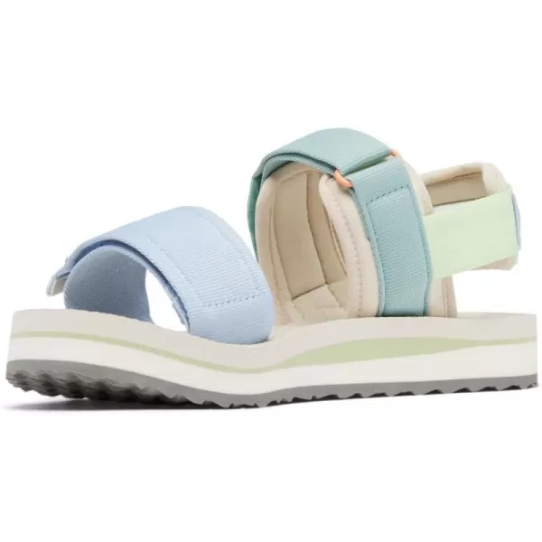 Columbia Womens Via Sport SandalDark StoneApricot Fizz