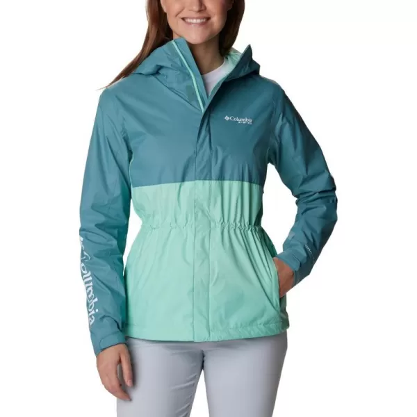 Columbia Womens W PFG Storm JacketTranquil Teal Mint Cay