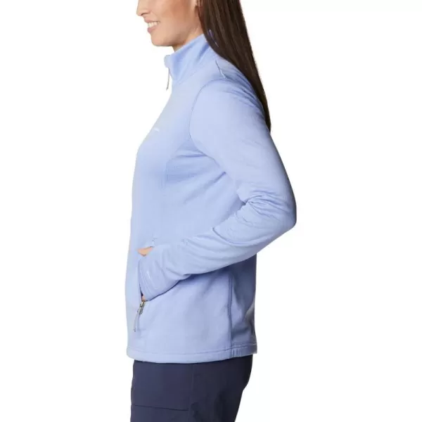 Columbia Womens W Park View Grid Fleece Full ZipSerenity Heather